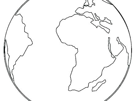 440x330 Globe Coloring Pages Globe Coloring World Globe Coloring Page