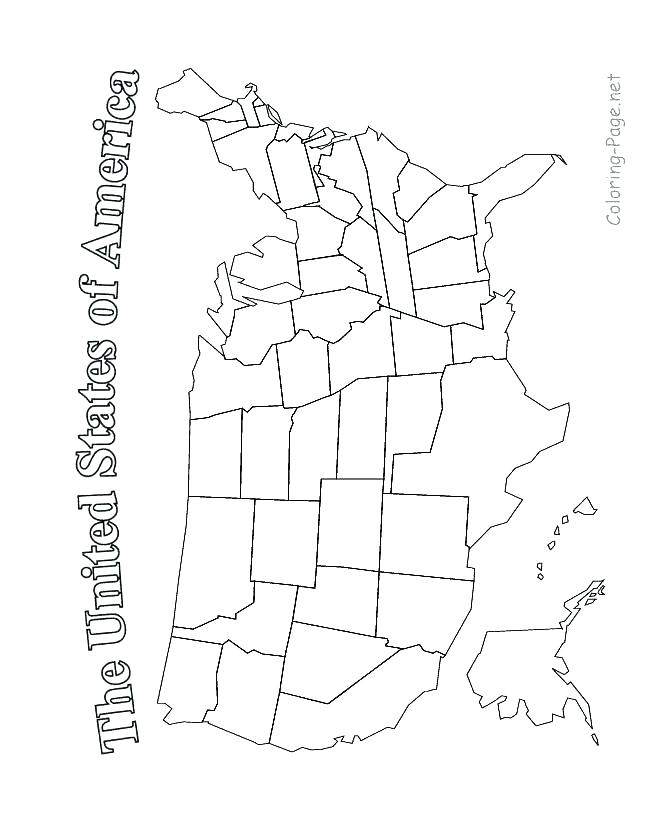 670x820 Us Map Coloring Page Blank Us Map Coloring Sheet World Map
