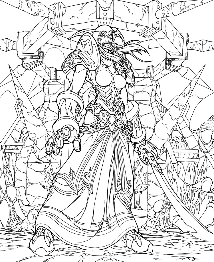 750x915 Free Coloring Pages Of World Of Warcraft Coloring Pages