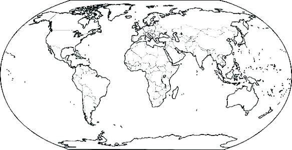 583x300 Coloring Pages Of The World