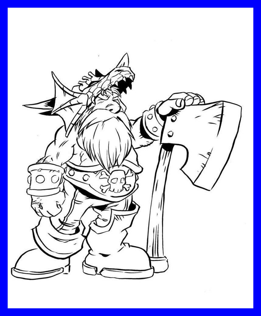 World Of Warcraft Coloring Pages Printable at GetDrawings | Free download