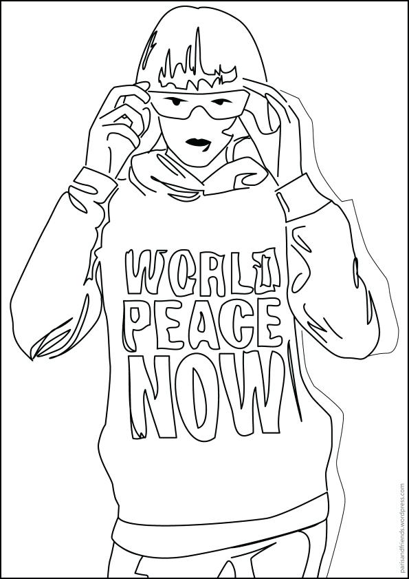 595x841 Coloring Pages Of The Word Peace Devon Creamteas
