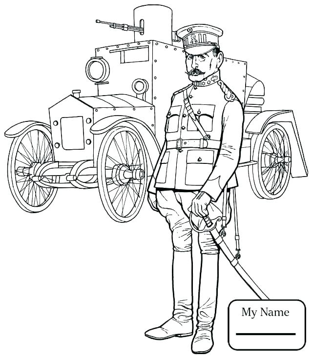 641x734 Military Coloring Sheets