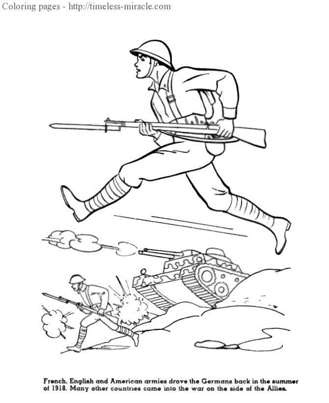 670x820 World War Coloring Pages