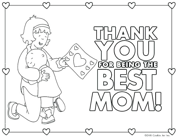 736x568 Mom Coloring Pages