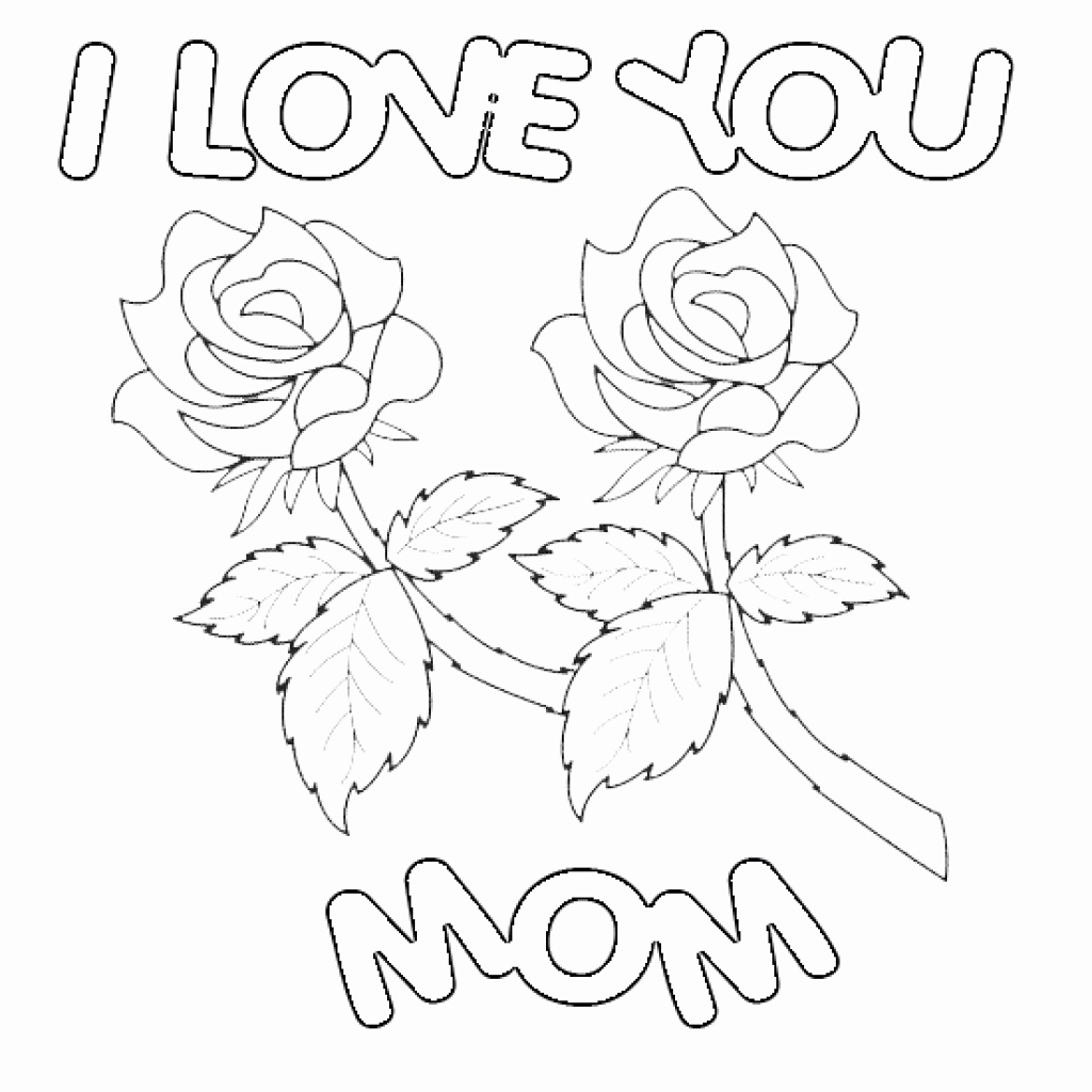 1024x1024 Happy Birthday Mom Coloring Pages Cards Best Of Page Throughout