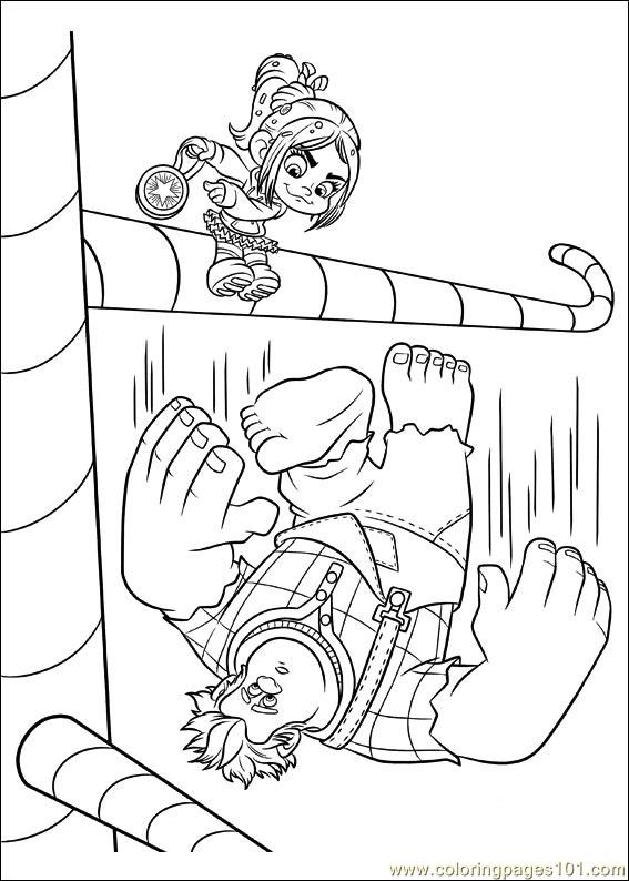 567x794 Wreck It Ralph Coloring Page