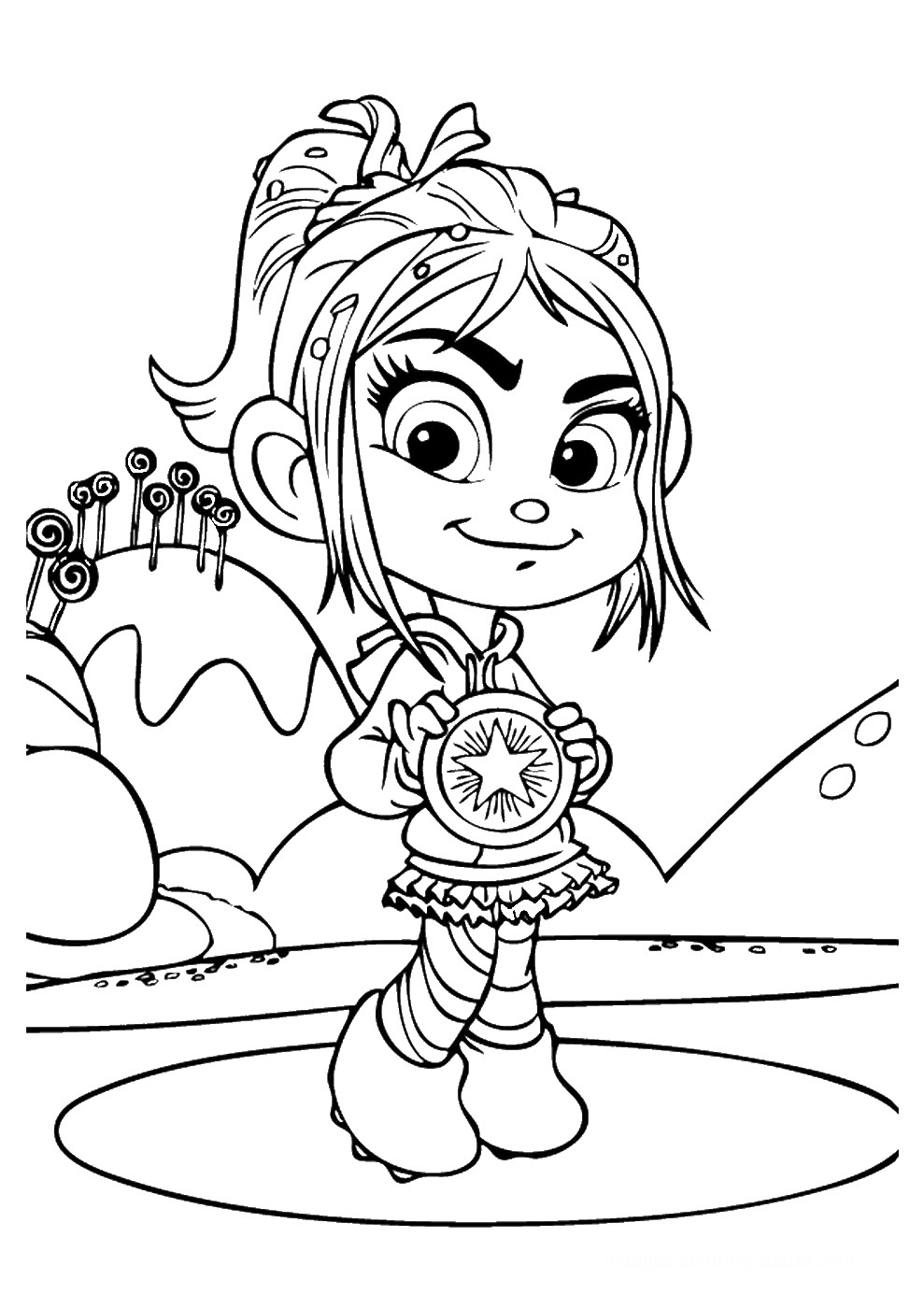 989x1400 Wreck It Ralph Coloring Pages