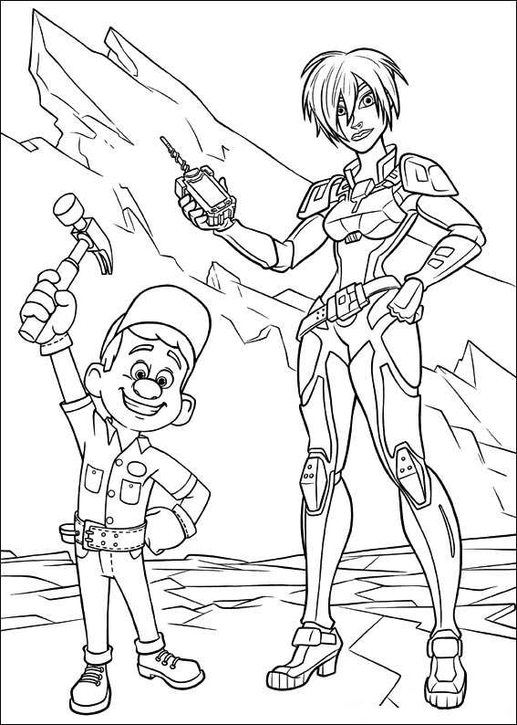 567x794 Kids N Coloring Pages Of Wreck It Ralph