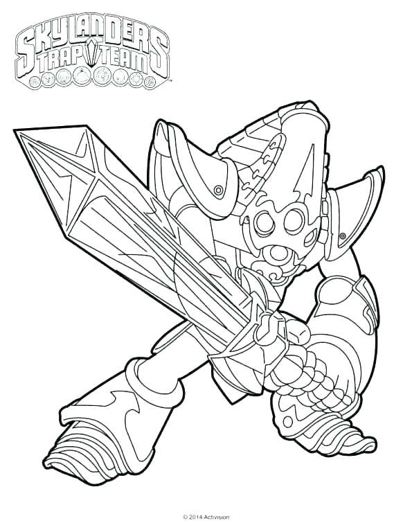 595x768 Skylander Coloring Pages Trap Team Coloring Pages A Skylanders