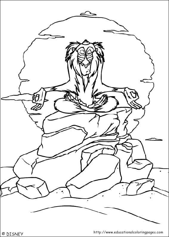 567x794 The Lion King Coloring Sheets