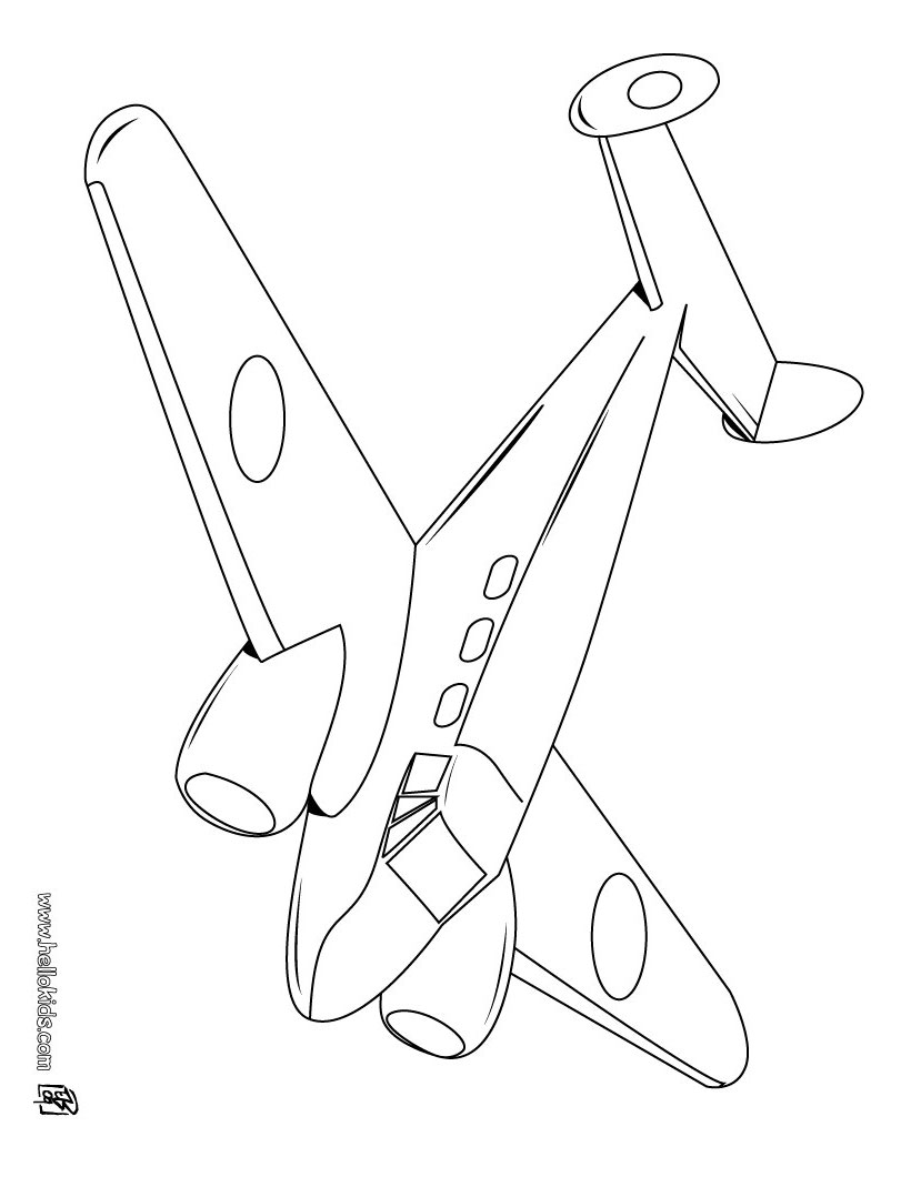 820x1060 War Plane Coloring Pages