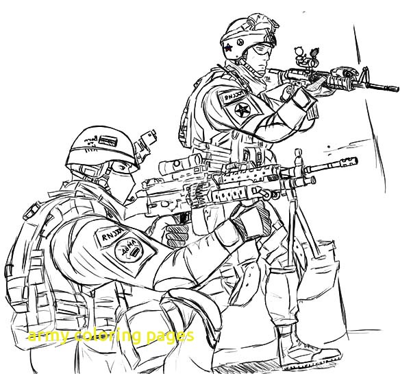 600x545 Army Coloring Pages With Excellent Army Coloring Pages Coloring