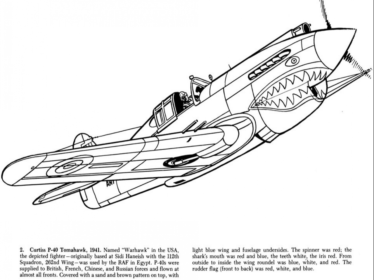 1280x960 Tank Coloring Pages Easy Wwii Airplane