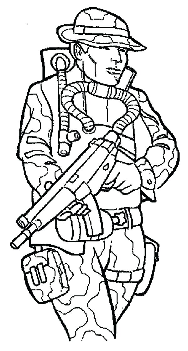 600x1118 Soldier Coloring Pages Military Marching Soldier Coloring Pages