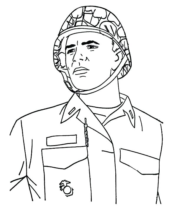 600x734 Soldier Coloring Pages World War Coloring Pages Printable Army