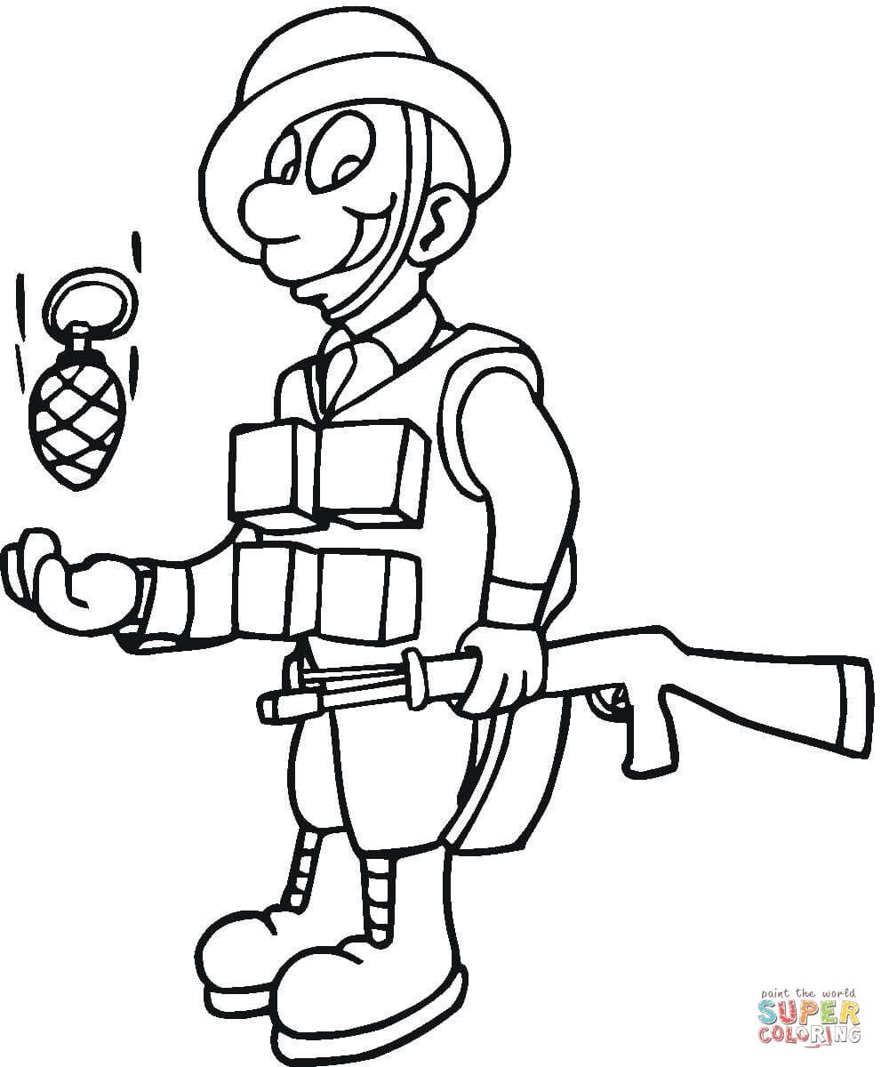 991x1200 Army Men Coloring Pages Pictures Ready To Shot Best Soldier Page