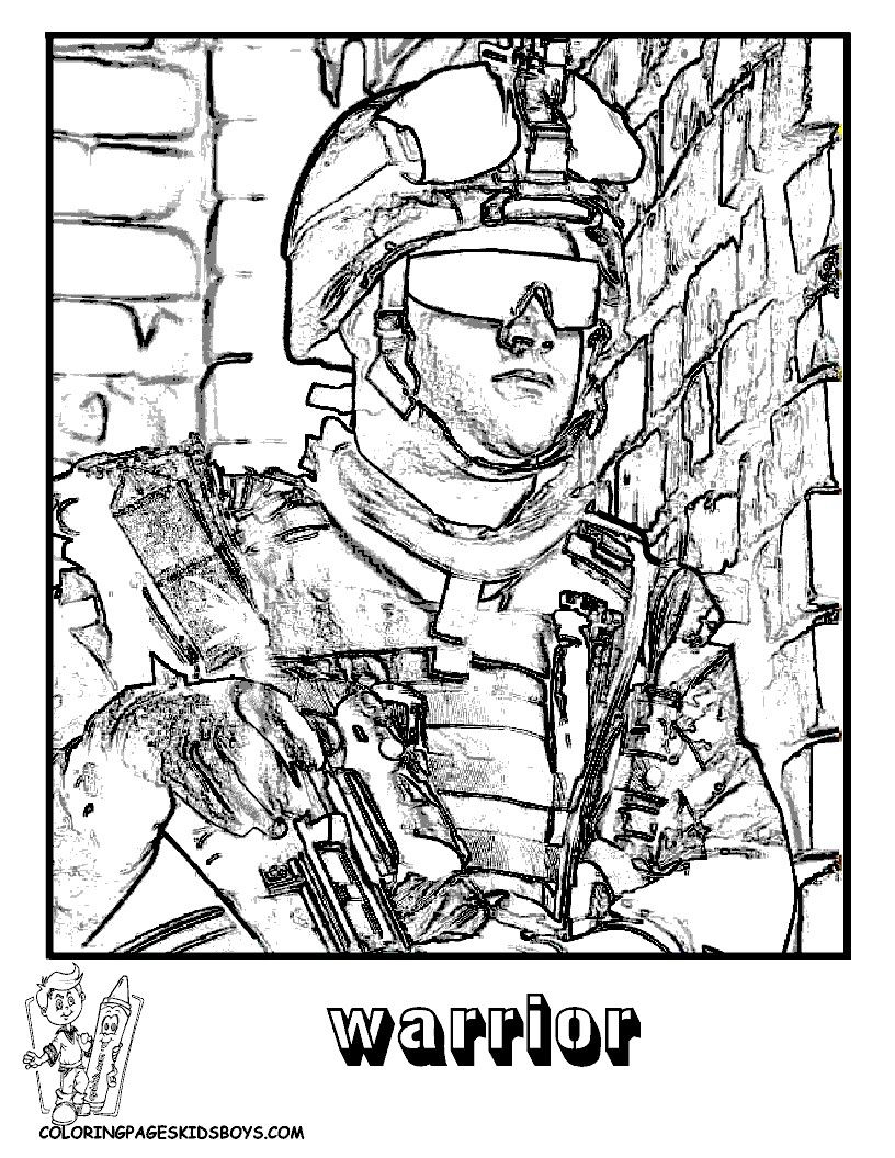 816x1056 Coloring Pages Soldiers
