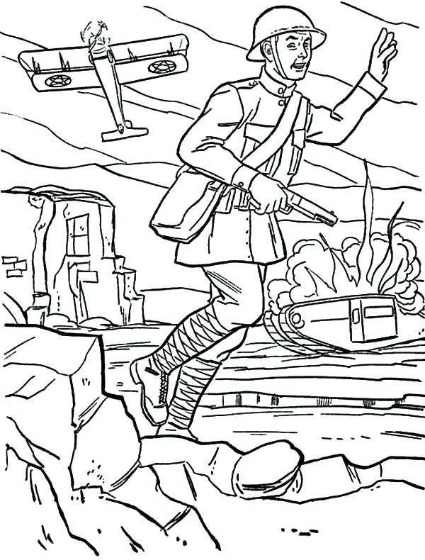 600x790 World War Coloring Pages Printable World War Coloring Pages