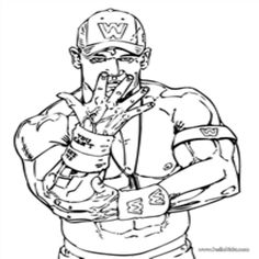236x236 Free Printable Wwe Coloring Pages For Kids John Cena, Wwe