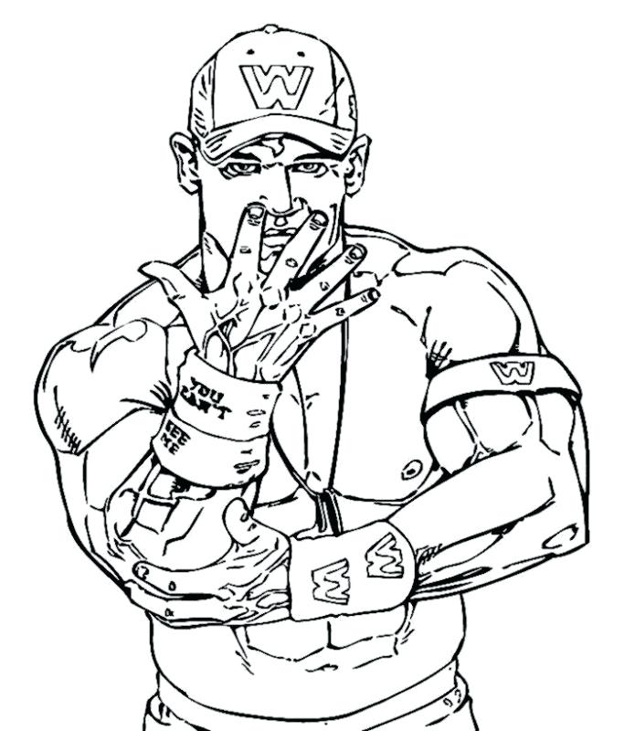 695x800 Wwe Divas Coloring Pages