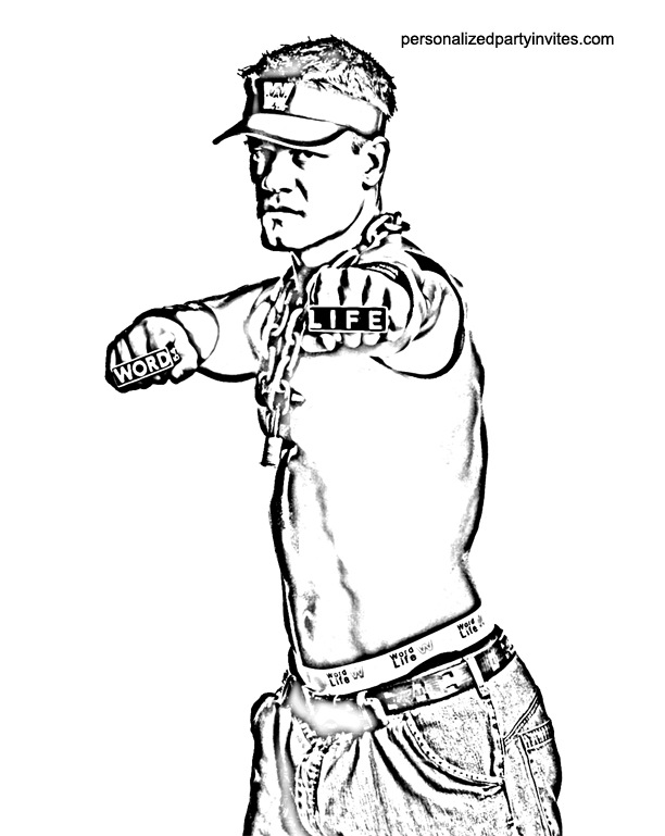 612x769 Wwe Coloring Pages