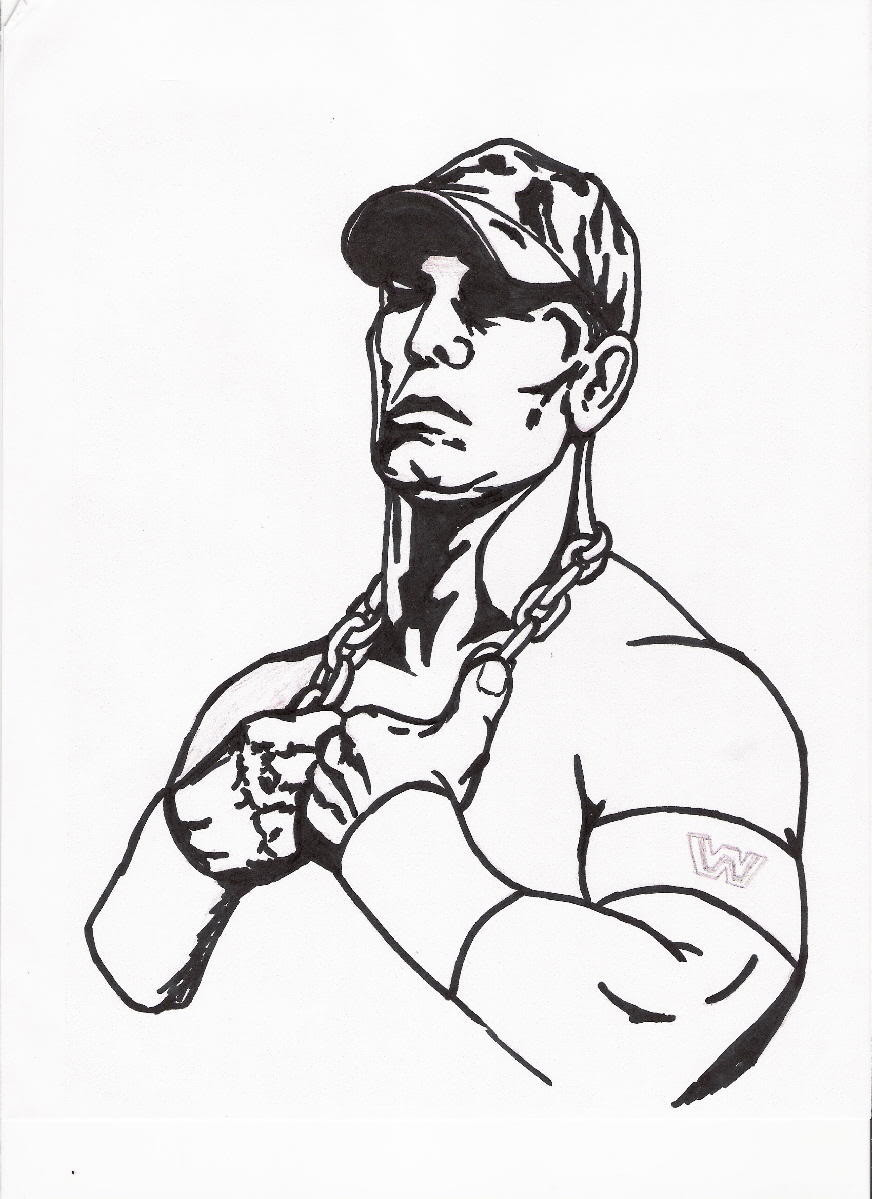 872x1199 Wwe Coloring Pages Elegant John Cena Print Color