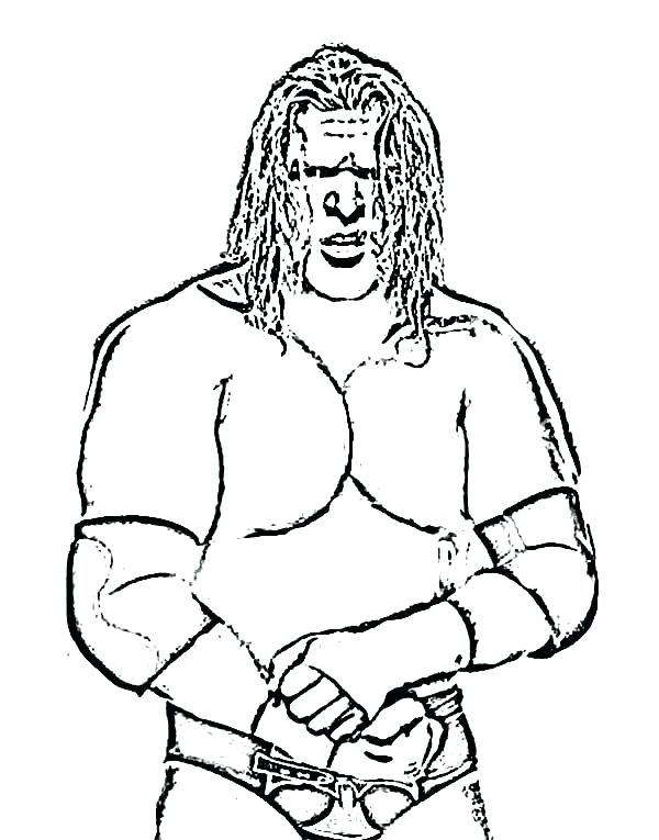 600x765 Wwe Divas Coloring Pages Printable Coloring Pages Triple H