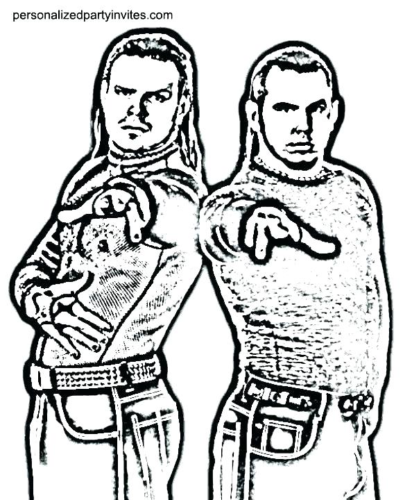 581x720 Coloring Pages Wwe