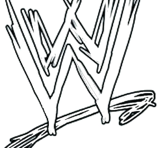 640x600 Wwe Logo Coloring Pages Free Coloring Pages Coloring Pages