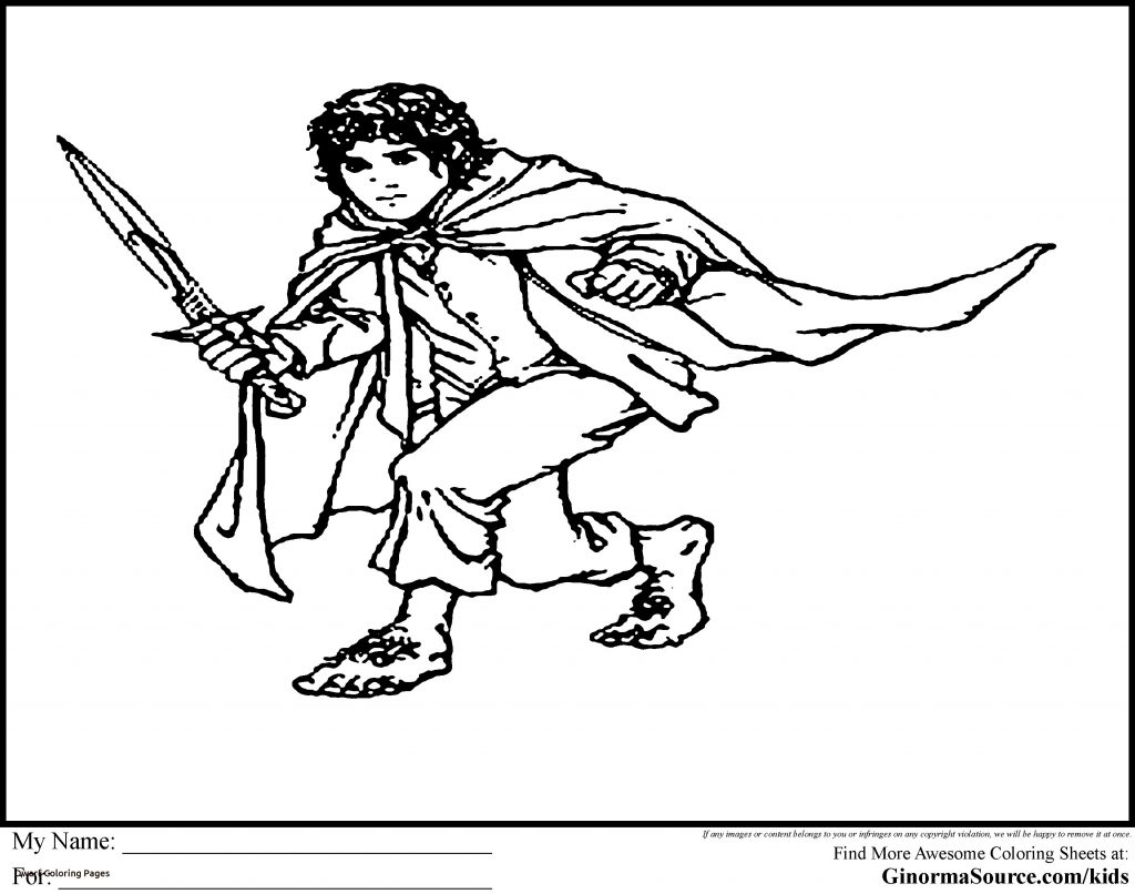 1024x806 Hobbit Coloring Pages
