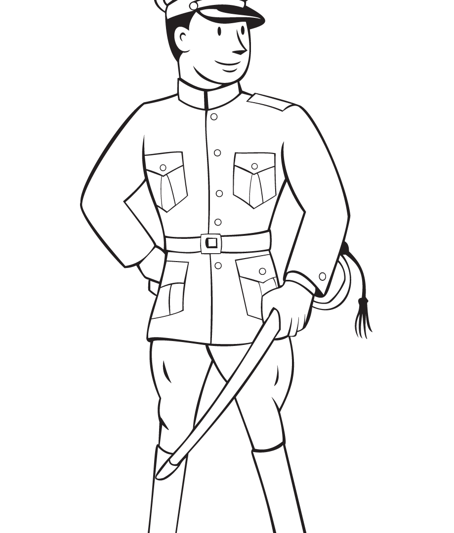 919x1080 World War Coloring Pages Free For Kids Printable General Word