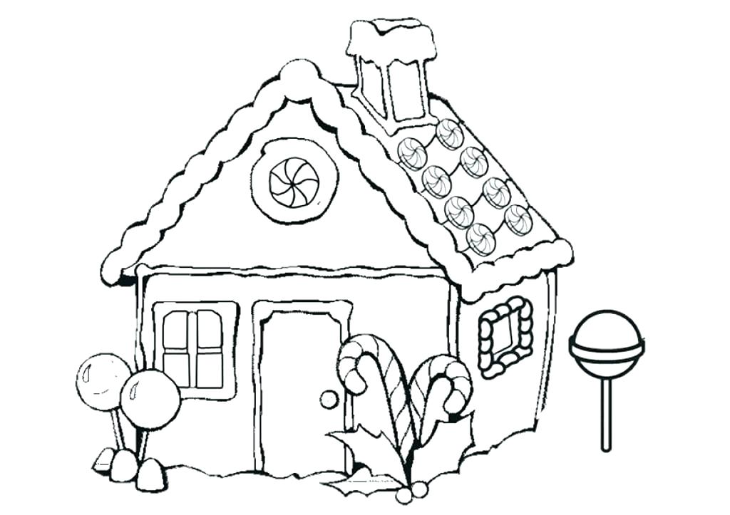 1024x723 Gingerbread Houses Coloring Pages Vanda