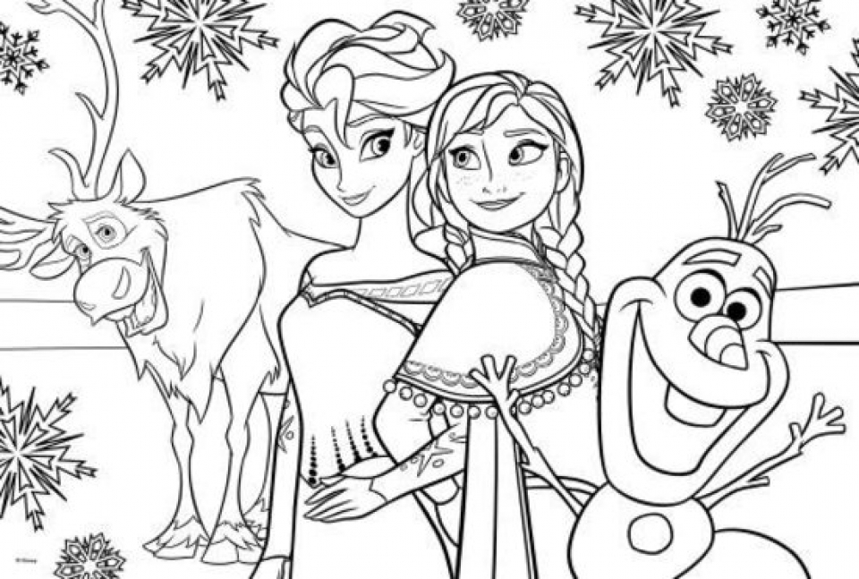 960x647 Nice Design Free Coloring Pages Frozen Terrific Printable