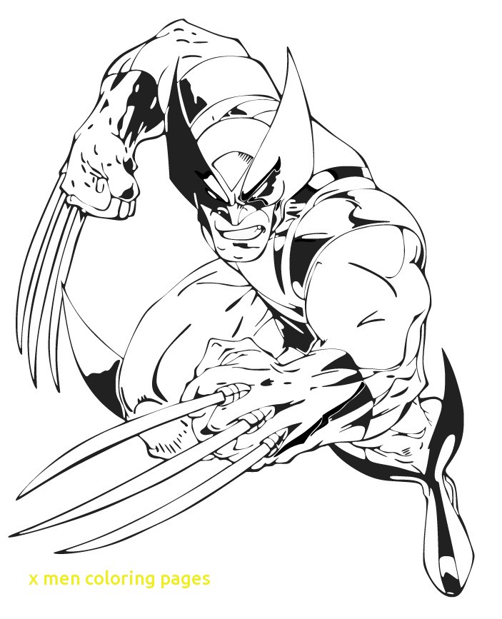 703x867 X Men Coloring Pages With Awesome X Men Coloring Pages