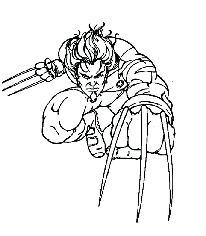 700x800 Xmen Coloring Pages Free Printable X Men Coloring Pages For Kids