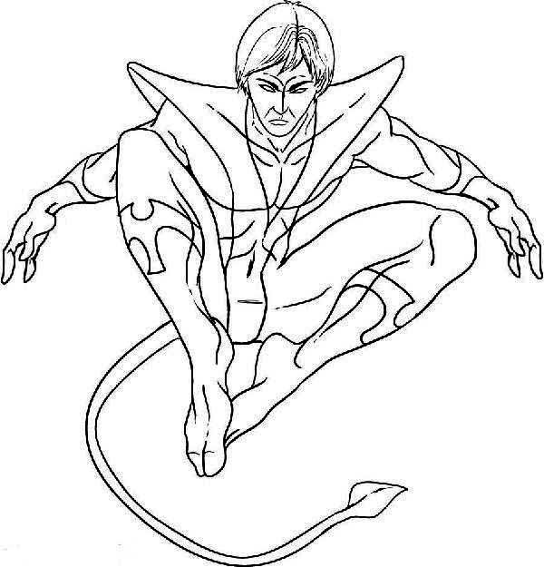 600x625 X Men Coloring Pages For Kids Coloring Pages