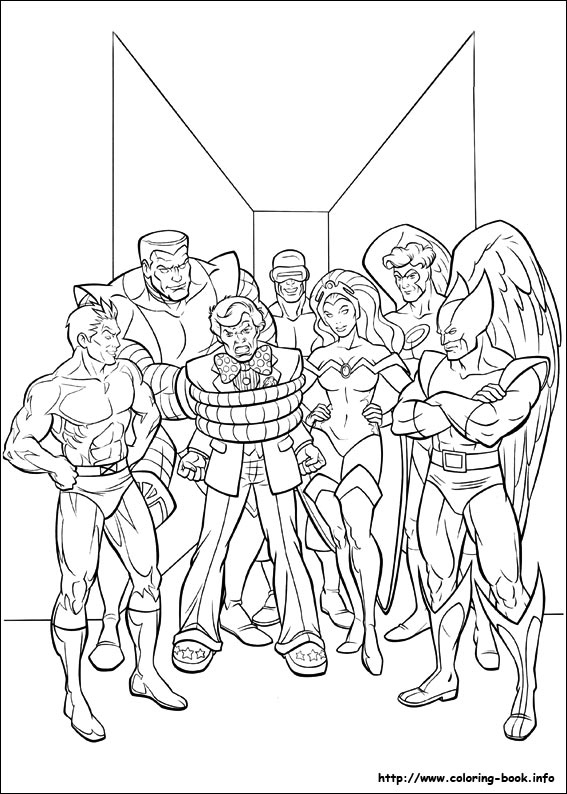 567x794 Men Coloring Picture