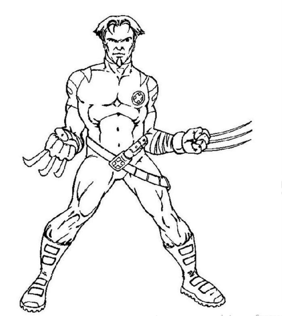 900x1011 New Free X Men Coloring Pages Ic Book Coloring Pages Free
