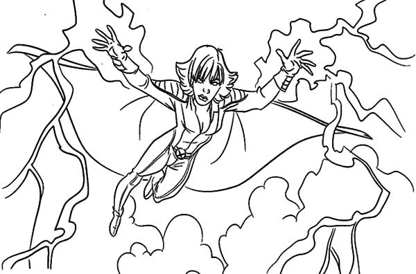 600x396 Brilliant Wonderful Storm Coloring Pages Best Of X Men Lighting