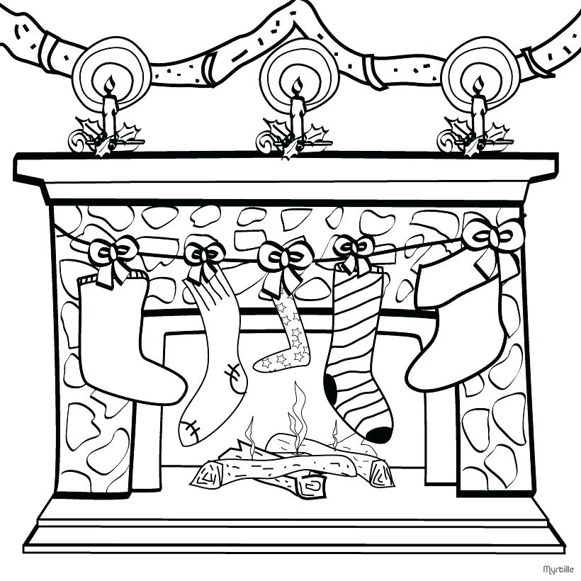 820x820 Coloring Pages For Christmas Printable Socks Coloring Pages Free