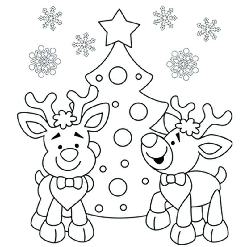 800x800 Printable Xmas Coloring Pages