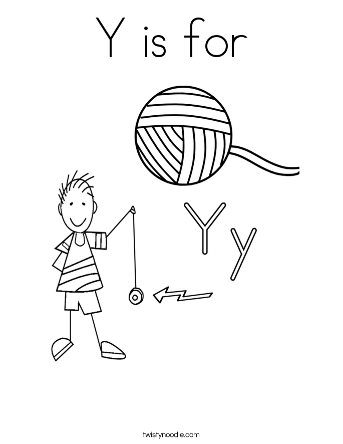 685x886 Letter Y Coloring Pages