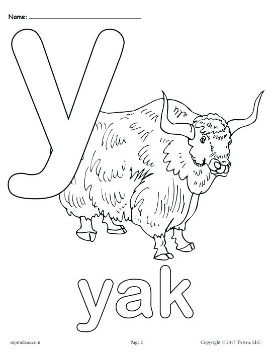 541x700 Y Coloring Pages Lowercase Letter Y Coloring Page Coloring Pages