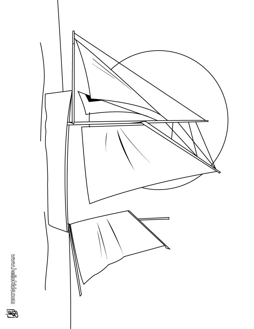 820x1060 Yacht Coloring Pages