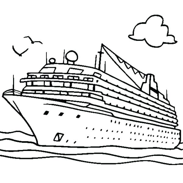600x600 Boat Coloring Page Boat Coloring Page With Drawn Yacht Coloring