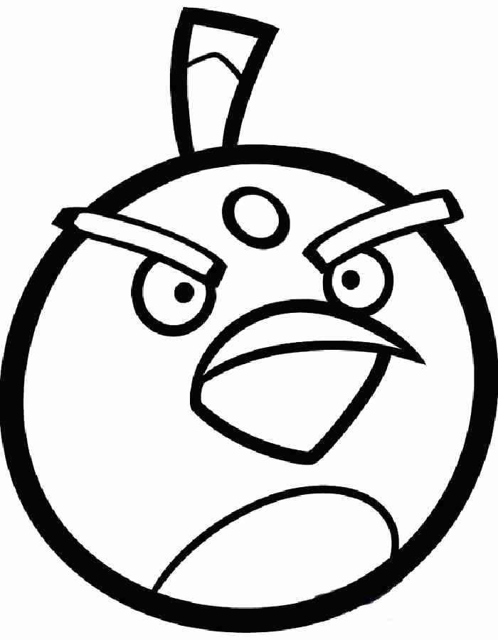 700x900 Yellow Angry Bird Coloring Page Angry Birds Coloring Pages Yellow