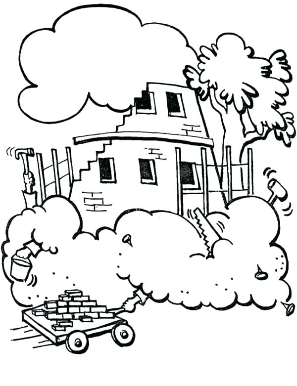 600x781 Coloring Brick Brick Coloring Page Craft Illustrations