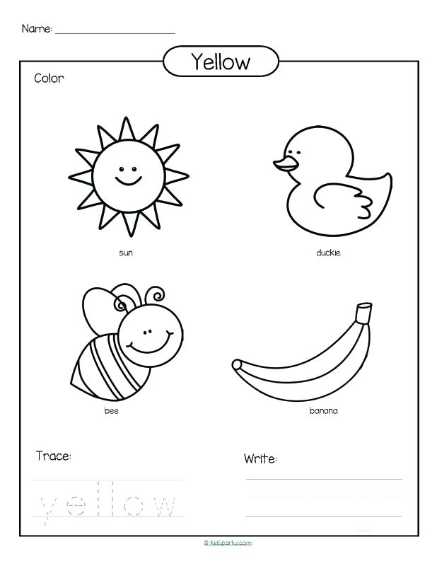 618x800 Yellow Coloring Pages Color Yellow Worksheets Colouring Pages