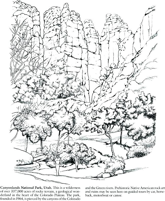 650x790 Yellowstone National Park Coloring Pages